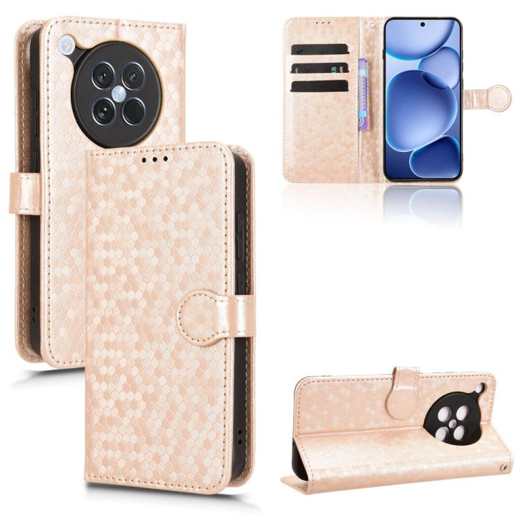 Honeycomb Dot Texture Leather Phone Case