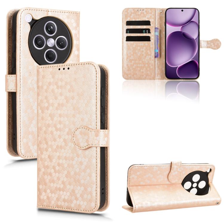 Honeycomb Dot Texture Leather Phone Case