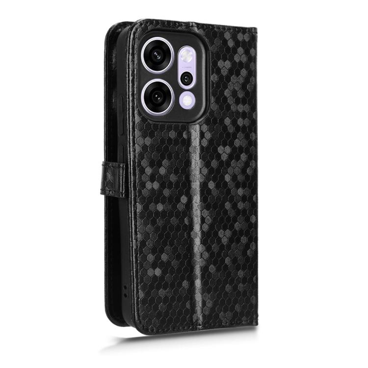 Honeycomb Dot Texture Leather Phone Case, For OPPO Reno14 Pro Global, For OPPO Reno14 Global, For OPPO Find X8s+ 5G, For OPPO Find X8s 5G, For OPPO Find X8 Ultra 5G, For OPPO F29 Pro 5G, For OPPO F29 5G, For OPPO Reno13 F 4G / 5G, For OPPO Find X8     ...