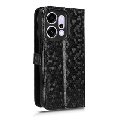 Honeycomb Dot Texture Leather Phone Case, For OPPO Reno14 Pro Global, For OPPO Reno14 Global, For OPPO Find X8s+ 5G, For OPPO Find X8s 5G, For OPPO Find X8 Ultra 5G, For OPPO F29 Pro 5G, For OPPO F29 5G, For OPPO Reno13 F 4G / 5G, For OPPO Find X8     ...