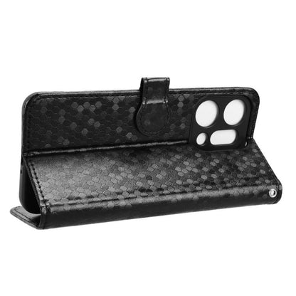 Honeycomb Dot Texture Leather Phone Case, For OPPO Reno14 Pro Global, For OPPO Reno14 Global, For OPPO Find X8s+ 5G, For OPPO Find X8s 5G, For OPPO Find X8 Ultra 5G, For OPPO F29 Pro 5G, For OPPO F29 5G, For OPPO Reno13 F 4G / 5G, For OPPO Find X8     ...