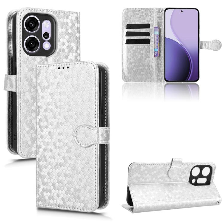 Honeycomb Dot Texture Leather Phone Case, For OPPO Reno14 Pro Global, For OPPO Reno14 Global, For OPPO Find X8s+ 5G, For OPPO Find X8s 5G, For OPPO Find X8 Ultra 5G, For OPPO F29 Pro 5G, For OPPO F29 5G, For OPPO Reno13 F 4G / 5G, For OPPO Find X8     ...