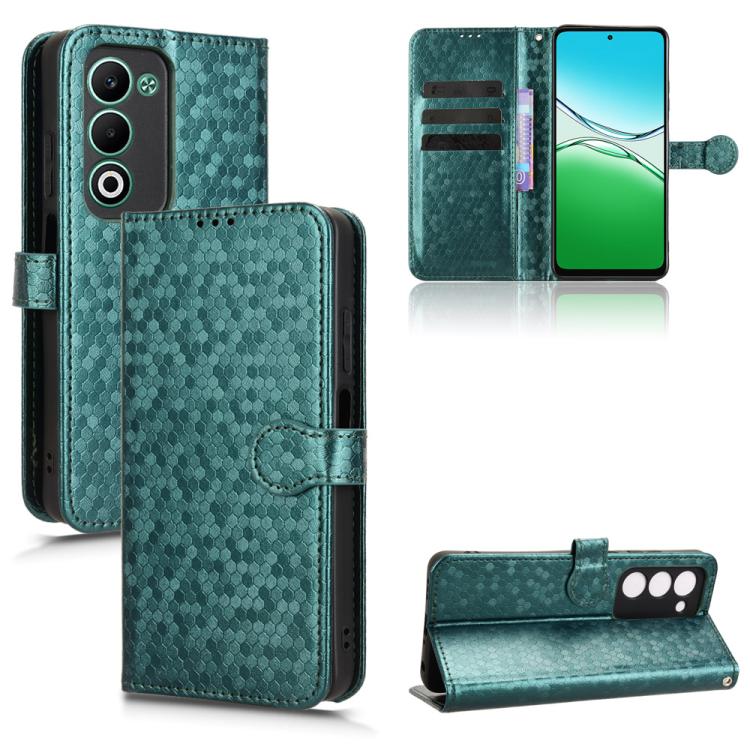 Honeycomb Dot Texture Leather Phone Case, For OPPO Reno16 F 5G / Reno16 FS 5G, For OPPO Reno15 A 5G, For OPPO Reno16 Pro 5G / Reno16 5G Global, For OPPO F33 Pro / A6s Pro, For OPPO Find X9 Ultra 5G, For OPPO A6c / A6t / A6t Pro                         ...