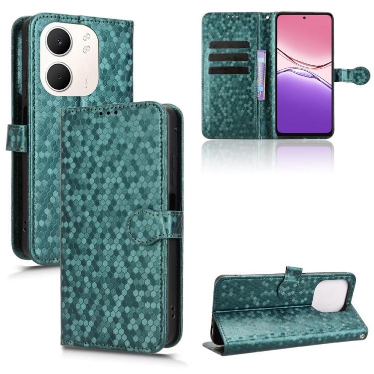 Honeycomb Dot Texture Leather Phone Case