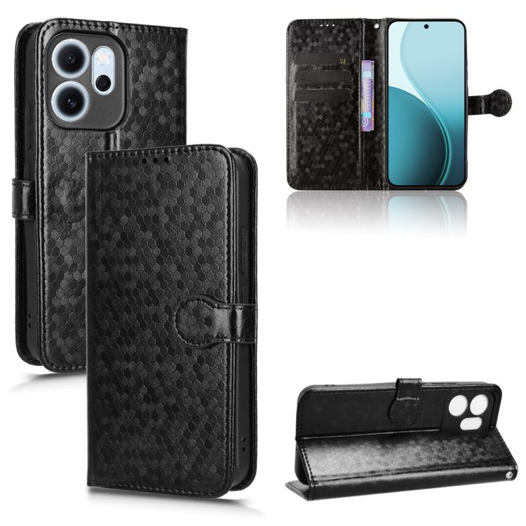 Honeycomb Dot Texture Leather Phone Case