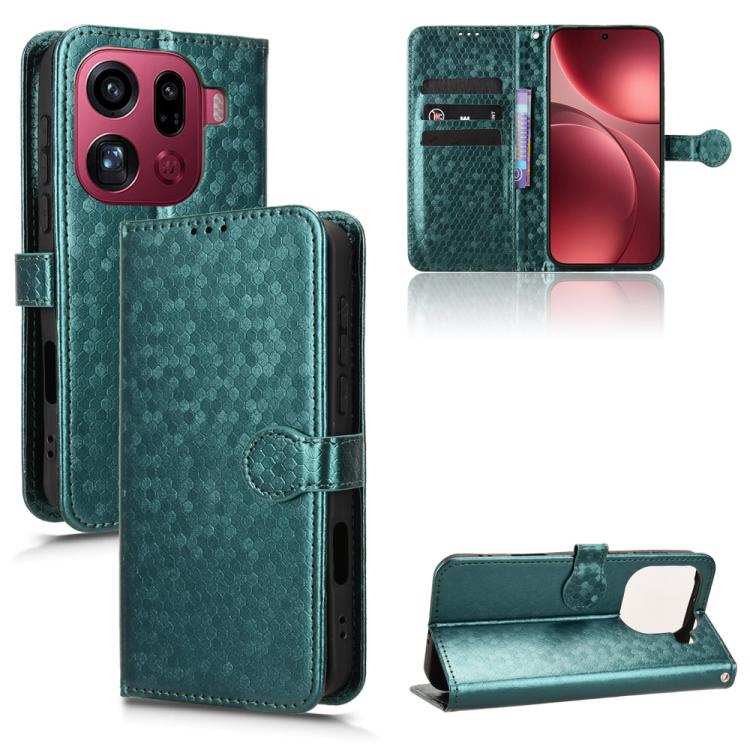 Honeycomb Dot Texture Leather Phone Case