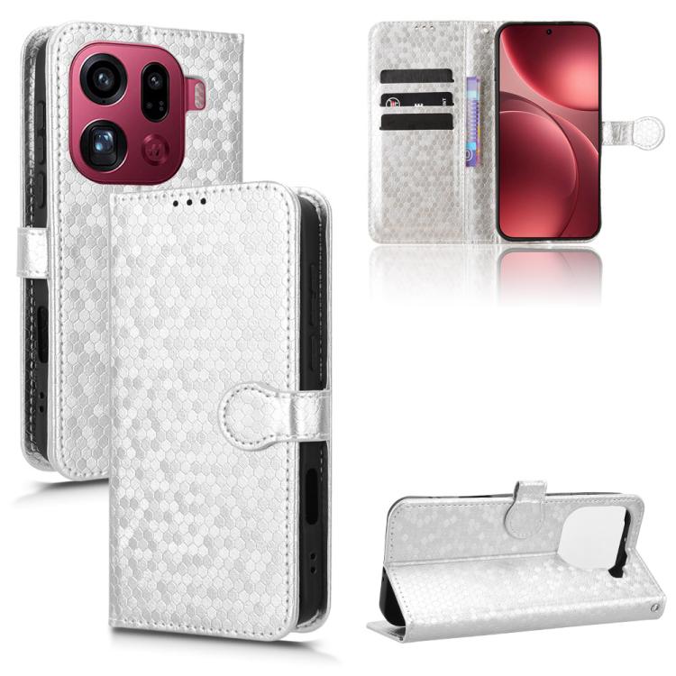 Honeycomb Dot Texture Leather Phone Case, For OPPO A7 Pro Max, For OPPO Reno16 F 5G / Reno16 FS 5G, For OPPO Reno15 A 5G, For OPPO Reno16 Pro 5G / Reno16 5G Global, For OPPO F33 Pro / A6s Pro, For OPPO Find X9 Ultra 5G, For OPPO A6c / A6t / A6t Pro    ...