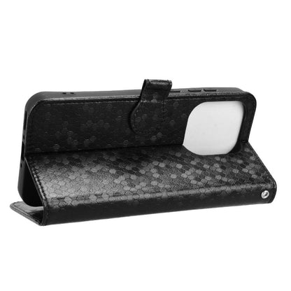 Honeycomb Dot Texture Leather Phone Case