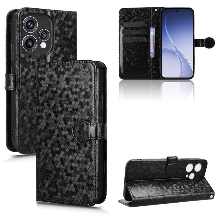 Honeycomb Dot Texture Leather Phone Case, For OPPO Reno15 A 5G, For OPPO F33 Pro / A6s Pro, For OPPO Find X9 Ultra 5G, For OPPO A6c / A6t / A6t Pro, For OPPO A6s 5G / A6 5G Global, For OPPO Reno15 F 5G, For OPPO Reno15 Pro Max 5G Global                ...