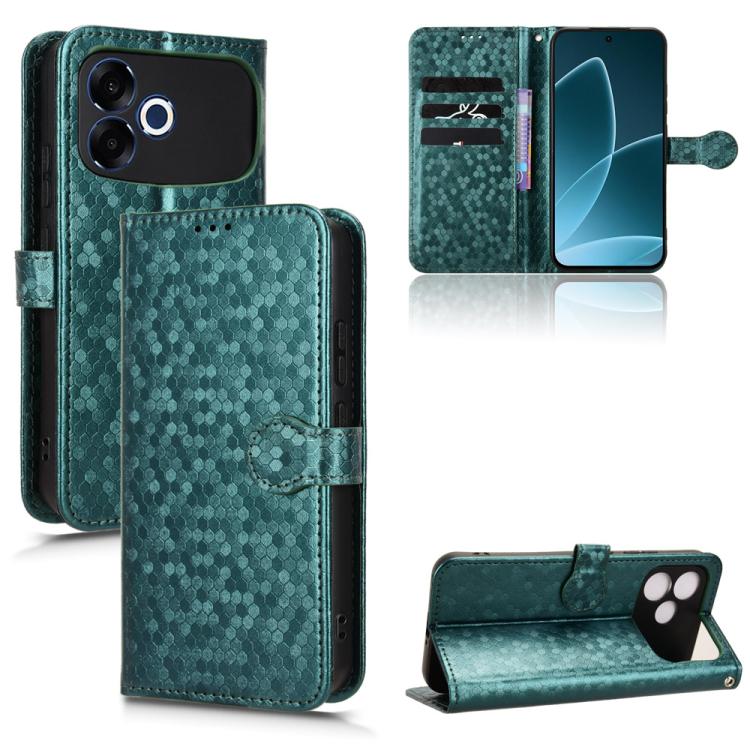 Honeycomb Dot Texture Leather Phone Case, For OPPO Reno16 F 5G / Reno16 FS 5G, For OPPO Reno15 A 5G, For OPPO Reno16 Pro 5G / Reno16 5G Global, For OPPO F33 Pro / A6s Pro, For OPPO Find X9 Ultra 5G, For OPPO A6c / A6t / A6t Pro                         ...