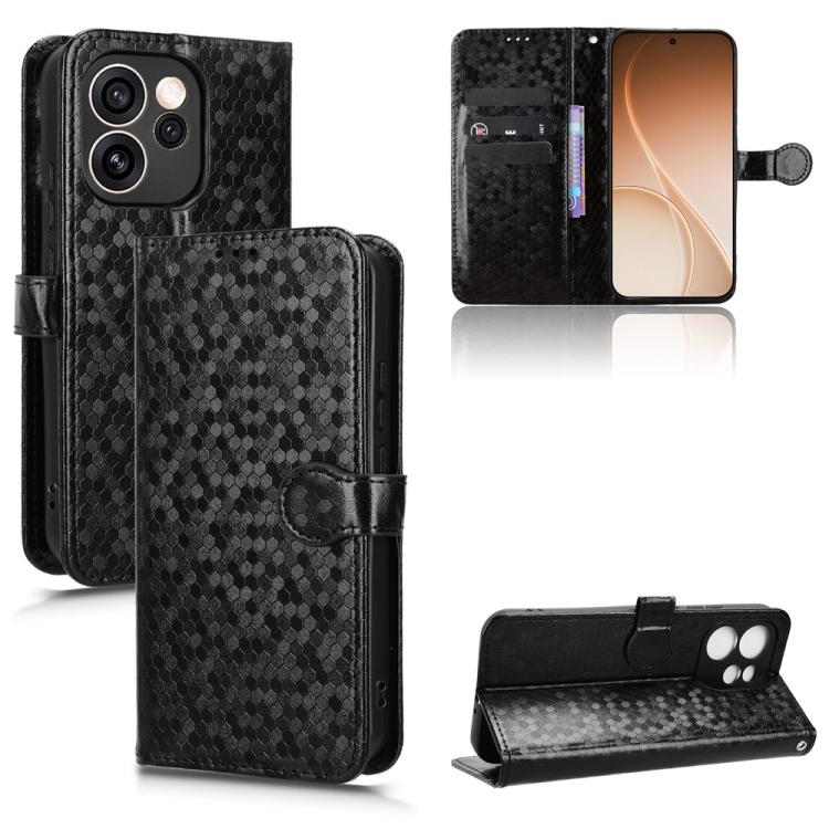 Honeycomb Dot Texture Leather Phone Case, For OPPO A7 Pro Max, For OPPO Reno16 F 5G / Reno16 FS 5G, For OPPO Reno15 A 5G, For OPPO Reno16 Pro 5G / Reno16 5G Global, For OPPO F33 Pro / A6s Pro, For OPPO Find X9 Ultra 5G, For OPPO A6c / A6t / A6t Pro    ...