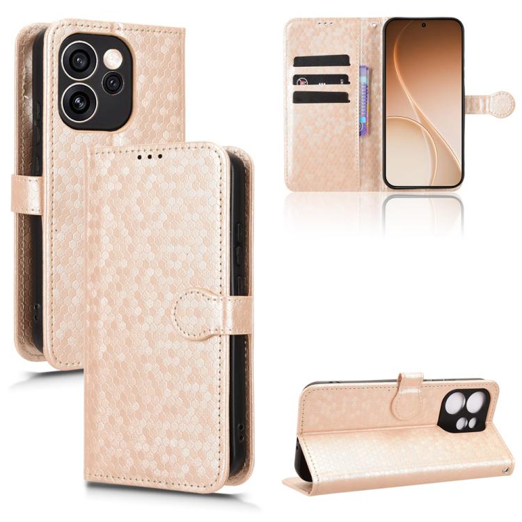 Honeycomb Dot Texture Leather Phone Case, For OPPO A7 Pro Max, For OPPO Reno16 F 5G / Reno16 FS 5G, For OPPO Reno15 A 5G, For OPPO Reno16 Pro 5G / Reno16 5G Global, For OPPO F33 Pro / A6s Pro, For OPPO Find X9 Ultra 5G, For OPPO A6c / A6t / A6t Pro    ...