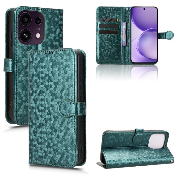 Honeycomb Dot Texture Leather Phone Case, For OPPO Reno16 F 5G / Reno16 FS 5G, For OPPO Reno15 A 5G, For OPPO Reno16 Pro 5G / Reno16 5G Global, For OPPO F33 Pro / A6s Pro, For OPPO Find X9 Ultra 5G, For OPPO A6c / A6t / A6t Pro                         ...