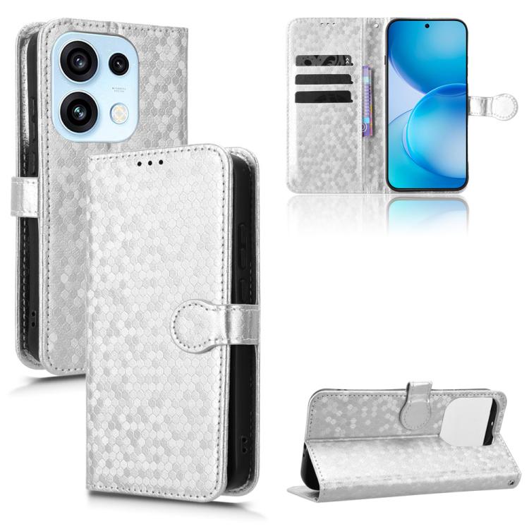 Honeycomb Dot Texture Leather Phone Case, For OPPO Reno16 F 5G / Reno16 FS 5G, For OPPO Reno15 A 5G, For OPPO Reno16 Pro 5G / Reno16 5G Global, For OPPO F33 Pro / A6s Pro, For OPPO Find X9 Ultra 5G, For OPPO A6c / A6t / A6t Pro                         ...