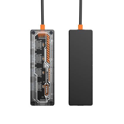 SW4U-C 5 in 1 Type-C to Type-C + 4 x USB3.0 HUB Docking Station, SW4U-C