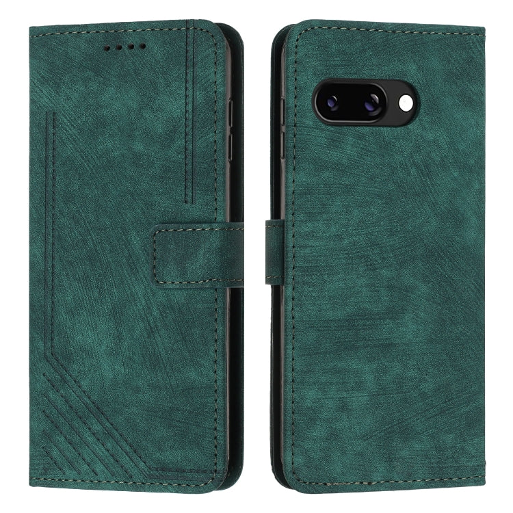 Skin Feel Stripe Pattern Leather Phone Case with Lanyard, For Google Pixel 11 Pro XL, For Google Pixel 11 / 11 Pro, For Google Pixel 10a, For Google Pixel 10 Pro XL, For Google Pixel 10 / 10 Pro, For Google Pixel 9a, For Google Pixel 8a
