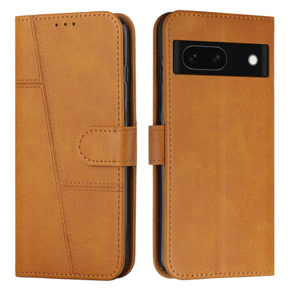 Stitching Calf Texture Buckle Leather Phone Case, For Google Pixel 11 Pro XL, For Google Pixel 11 / 11 Pro, For Google Pixel 10a, For Google Pixel 10 Pro XL, For Google Pixel 10 / 10 Pro, For Google Pixel 9a, For Google Pixel 8a