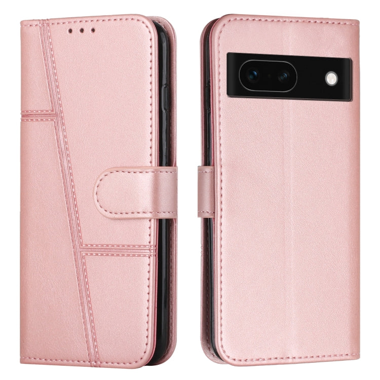 Stitching Calf Texture Buckle Leather Phone Case, For Google Pixel 11 Pro XL, For Google Pixel 11 / 11 Pro, For Google Pixel 10a, For Google Pixel 10 Pro XL, For Google Pixel 10 / 10 Pro, For Google Pixel 9a, For Google Pixel 8a