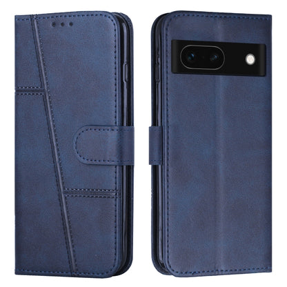Stitching Calf Texture Buckle Leather Phone Case, For Google Pixel 11 Pro XL, For Google Pixel 11 / 11 Pro, For Google Pixel 10a, For Google Pixel 10 Pro XL, For Google Pixel 10 / 10 Pro, For Google Pixel 9a, For Google Pixel 8a