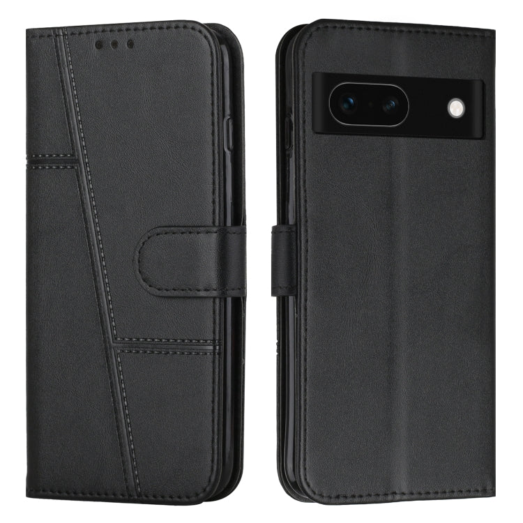 Stitching Calf Texture Buckle Leather Phone Case, For Google Pixel 11 Pro XL, For Google Pixel 11 / 11 Pro, For Google Pixel 10a, For Google Pixel 10 Pro XL, For Google Pixel 10 / 10 Pro, For Google Pixel 9a, For Google Pixel 8a