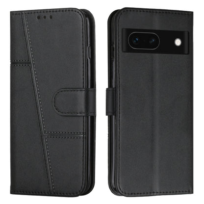 Stitching Calf Texture Buckle Leather Phone Case, For Google Pixel 11 Pro XL, For Google Pixel 11 / 11 Pro, For Google Pixel 10a, For Google Pixel 10 Pro XL, For Google Pixel 10 / 10 Pro, For Google Pixel 9a, For Google Pixel 8a