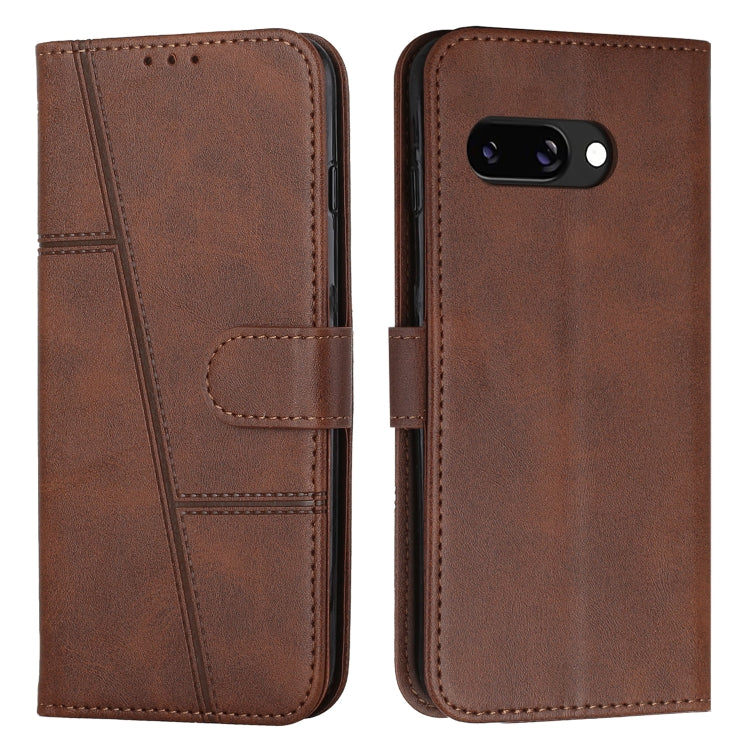 Stitching Calf Texture Buckle Leather Phone Case, For Google Pixel 11 Pro XL, For Google Pixel 11 / 11 Pro, For Google Pixel 10a, For Google Pixel 10 Pro XL, For Google Pixel 10 / 10 Pro, For Google Pixel 9a, For Google Pixel 8a