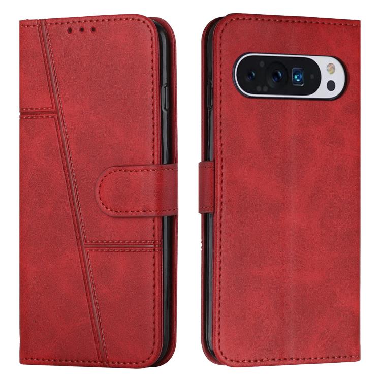 Stitching Calf Texture Buckle Leather Phone Case, For Google Pixel 11 Pro XL, For Google Pixel 11 / 11 Pro, For Google Pixel 10a, For Google Pixel 10 Pro XL, For Google Pixel 10 / 10 Pro, For Google Pixel 9a, For Google Pixel 8a