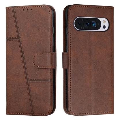 Stitching Calf Texture Buckle Leather Phone Case, For Google Pixel 11 Pro XL, For Google Pixel 11 / 11 Pro, For Google Pixel 10a, For Google Pixel 10 Pro XL, For Google Pixel 10 / 10 Pro, For Google Pixel 9a, For Google Pixel 8a