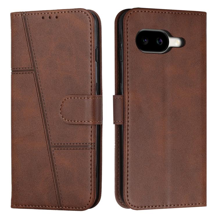 Stitching Calf Texture Buckle Leather Phone Case, For Google Pixel 11 Pro XL, For Google Pixel 11 / 11 Pro, For Google Pixel 10a, For Google Pixel 10 Pro XL, For Google Pixel 10 / 10 Pro, For Google Pixel 9a, For Google Pixel 8a