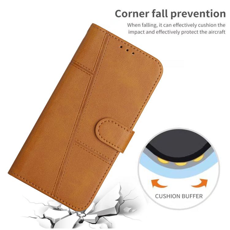 Stitching Calf Texture Buckle Leather Phone Case, For Google Pixel 11 Pro XL, For Google Pixel 11 / 11 Pro, For Google Pixel 10a, For Google Pixel 10 Pro XL, For Google Pixel 10 / 10 Pro, For Google Pixel 9a, For Google Pixel 8a