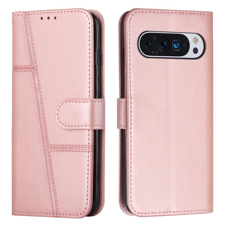 Stitching Calf Texture Buckle Leather Phone Case, For Google Pixel 11 Pro XL, For Google Pixel 11 / 11 Pro, For Google Pixel 10a, For Google Pixel 10 Pro XL, For Google Pixel 10 / 10 Pro, For Google Pixel 9a, For Google Pixel 8a