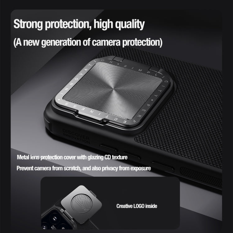 NILLKIN Textured Prop Lens Protection Holder Nylon Phone Case, For Xiaomi 14 Pro
