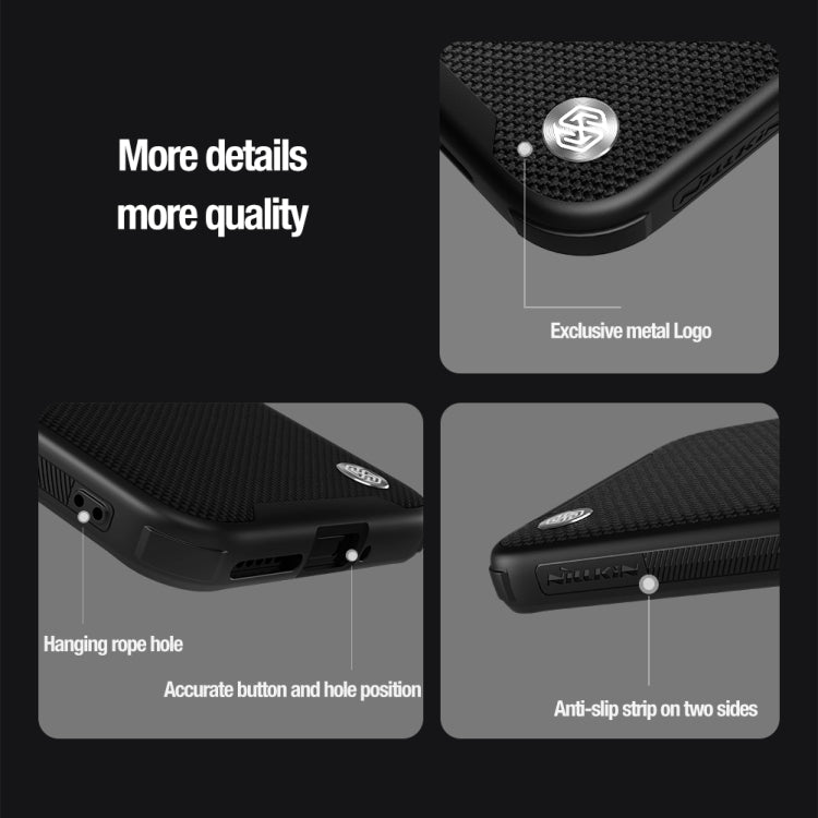 NILLKIN Textured Prop Magnetic Lens Protection Holder Nylon Phone Case, For Xiaomi 14 Pro