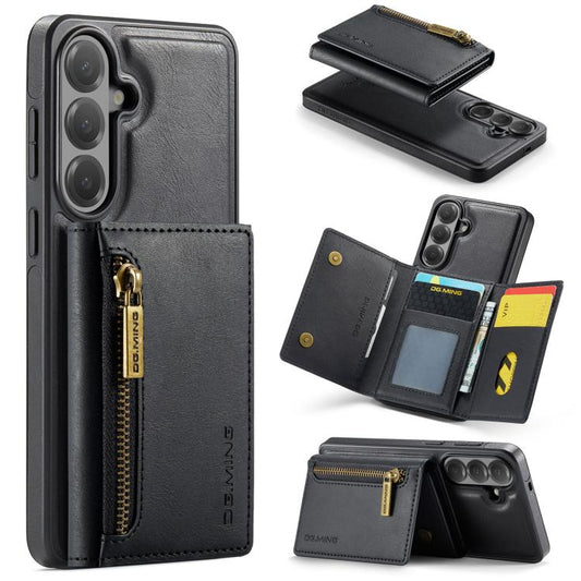 DG.MING M5 Series Zip RFID Multi Card Detachable Leather Phone Case, For Galaxy S26+ 5G, For Galaxy S26 Ultra 5G, For Galaxy S26 5G, For Samsung Galaxy S25 FE 5G, For Samsung Galaxy S25 Edge 5G, For Galaxy S25 5G, For Galaxy S25+ 5G                    ...