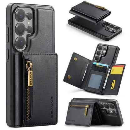 DG.MING M5 Series Zip RFID Multi Card Detachable Leather Phone Case, For Galaxy S26+ 5G, For Galaxy S26 Ultra 5G, For Galaxy S26 5G, For Samsung Galaxy S25 FE 5G, For Samsung Galaxy S25 Edge 5G, For Galaxy S25 5G, For Galaxy S25+ 5G                    ...