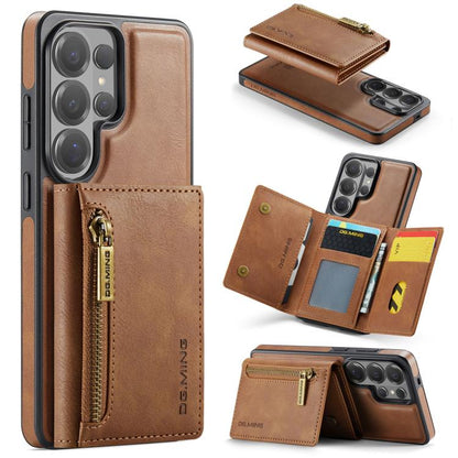 DG.MING M5 Series Zip RFID Multi Card Detachable Leather Phone Case, For Galaxy S26+ 5G, For Galaxy S26 Ultra 5G, For Galaxy S26 5G, For Samsung Galaxy S25 FE 5G, For Samsung Galaxy S25 Edge 5G, For Galaxy S25 5G, For Galaxy S25+ 5G                    ...