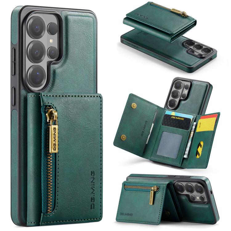 DG.MING M5 Series Zip RFID Multi Card Detachable Leather Phone Case, For Galaxy S26+ 5G, For Galaxy S26 Ultra 5G, For Galaxy S26 5G, For Samsung Galaxy S25 FE 5G, For Samsung Galaxy S25 Edge 5G, For Galaxy S25 5G, For Galaxy S25+ 5G                    ...