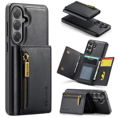 DG.MING M5 Series Zip RFID Multi Card Detachable Leather Phone Case, For Galaxy S26+ 5G, For Galaxy S26 Ultra 5G, For Galaxy S26 5G, For Samsung Galaxy S25 FE 5G, For Samsung Galaxy S25 Edge 5G, For Galaxy S25 5G, For Galaxy S25+ 5G                    ...