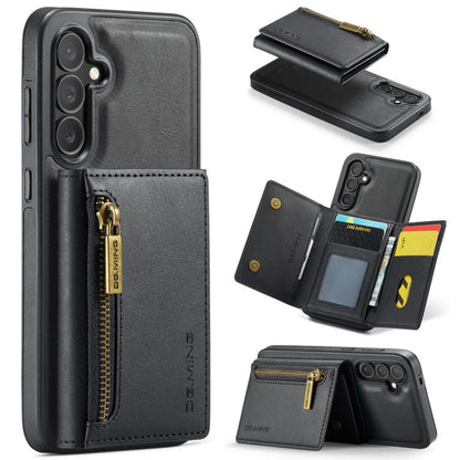 DG.MING M5 Series Zip RFID Multi Card Detachable Leather Phone Case, For Galaxy S26+ 5G, For Galaxy S26 Ultra 5G, For Galaxy S26 5G, For Samsung Galaxy S25 FE 5G, For Samsung Galaxy S25 Edge 5G, For Galaxy S25 5G, For Galaxy S25+ 5G                    ...