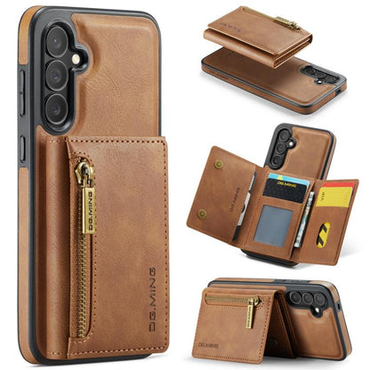 DG.MING M5 Series Zip RFID Multi Card Detachable Leather Phone Case, For Galaxy S26+ 5G, For Galaxy S26 Ultra 5G, For Galaxy S26 5G, For Samsung Galaxy S25 FE 5G, For Samsung Galaxy S25 Edge 5G, For Galaxy S25 5G, For Galaxy S25+ 5G                    ...
