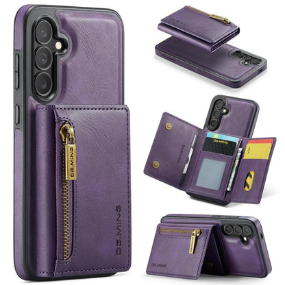 DG.MING M5 Series Zip RFID Multi Card Detachable Leather Phone Case, For Galaxy S26+ 5G, For Galaxy S26 Ultra 5G, For Galaxy S26 5G, For Samsung Galaxy S25 FE 5G, For Samsung Galaxy S25 Edge 5G, For Galaxy S25 5G, For Galaxy S25+ 5G                    ...