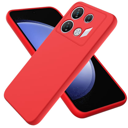 Solid Color Liquid Silicone Dropproof Full Coverage Phone Case