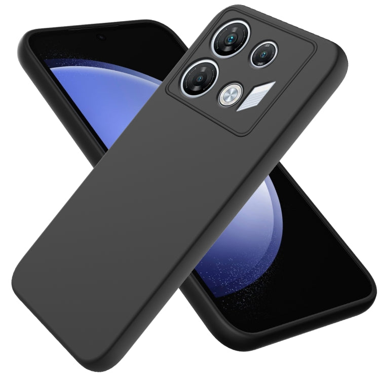 Solid Color Liquid Silicone Dropproof Full Coverage Phone Case