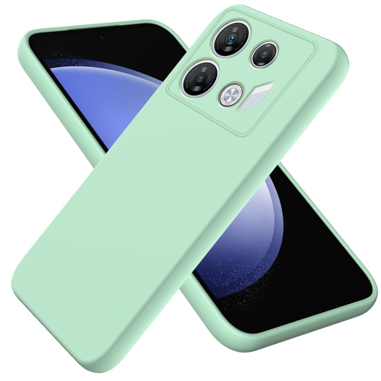 Solid Color Liquid Silicone Dropproof Full Coverage Phone Case
