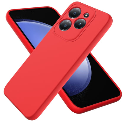 Solid Color Liquid Silicone Dropproof Full Coverage Phone Case