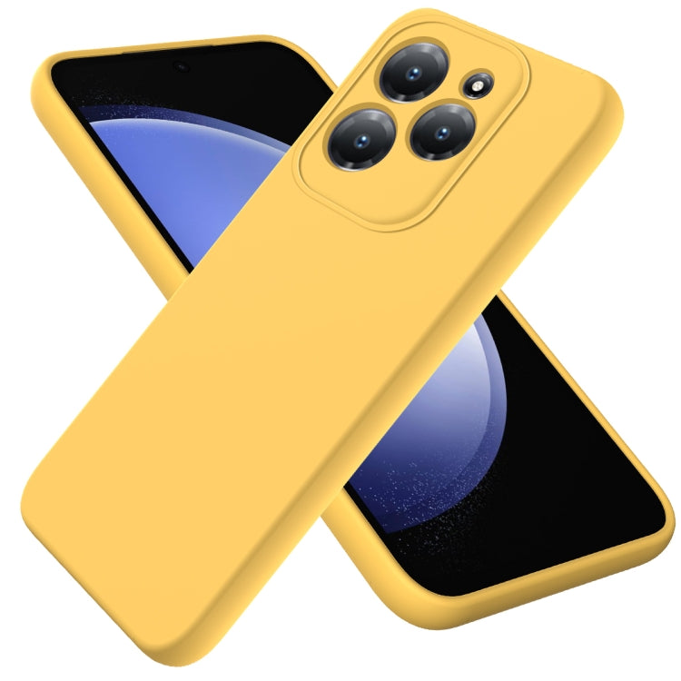 Solid Color Liquid Silicone Dropproof Full Coverage Phone Case