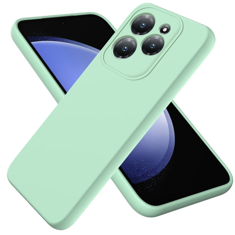 Solid Color Liquid Silicone Dropproof Full Coverage Phone Case