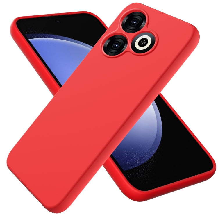 Solid Color Liquid Silicone Dropproof Full Coverage Phone Case