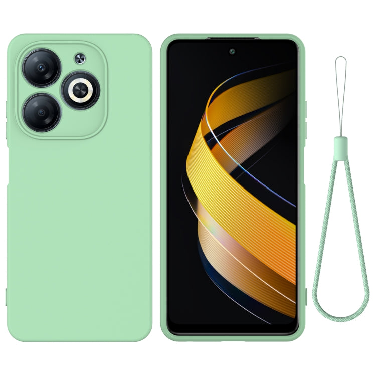 Solid Color Liquid Silicone Dropproof Full Coverage Phone Case