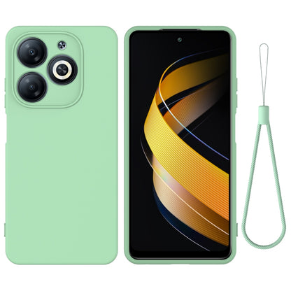Solid Color Liquid Silicone Dropproof Full Coverage Phone Case